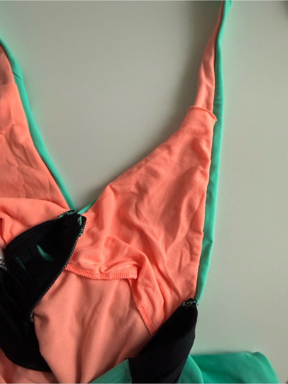 Body glove teal mint black cutout one piece swimsuit - Picture 7 of 8
